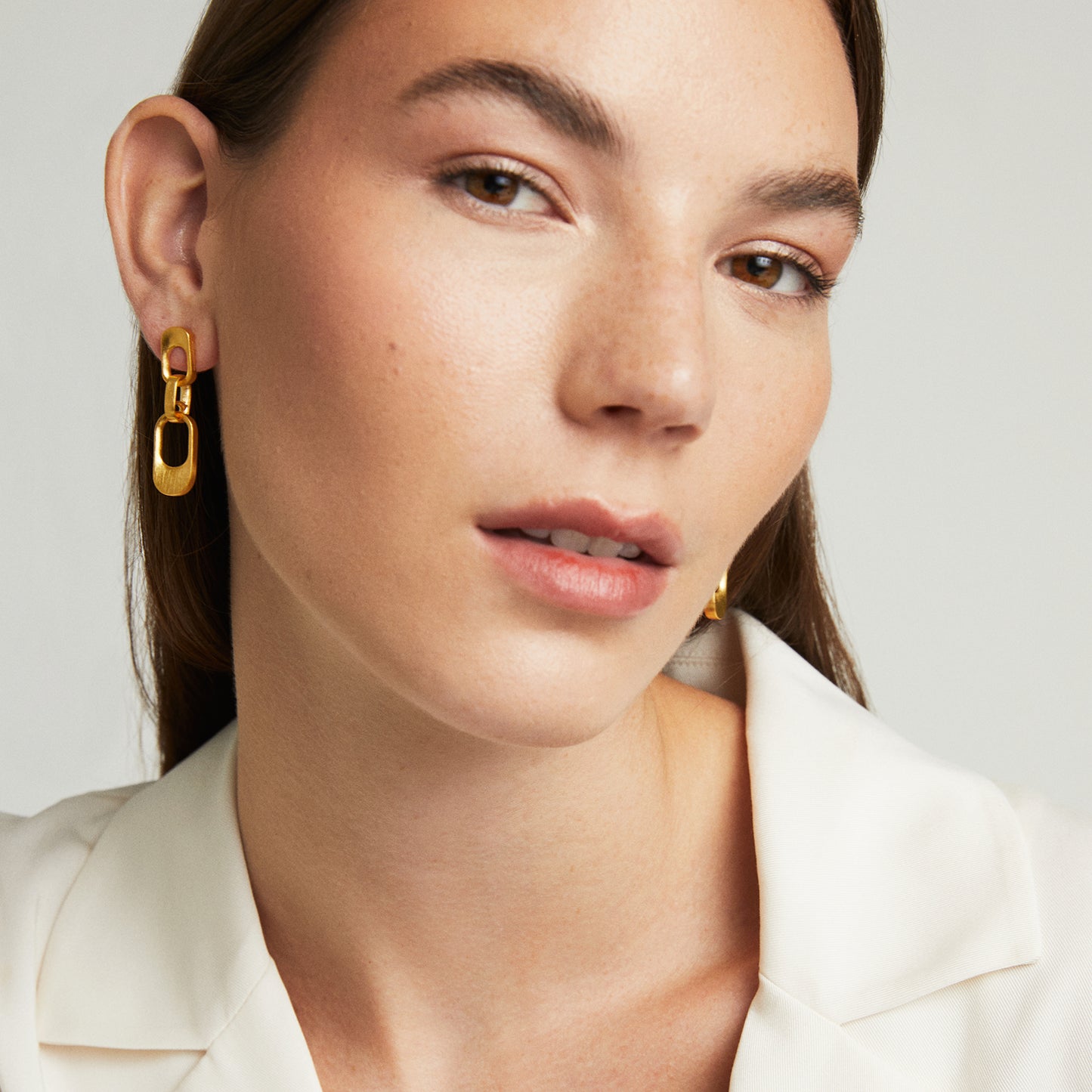 Manhattan Mini Chain Link Earrings