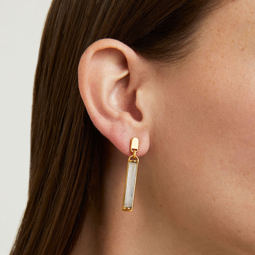 Signature Revival Gemstone Drop Earrings