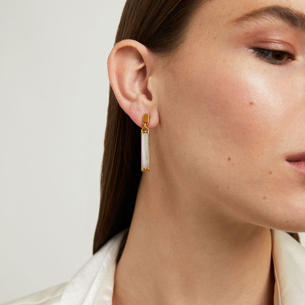Signature Revival Gemstone Drop Earrings