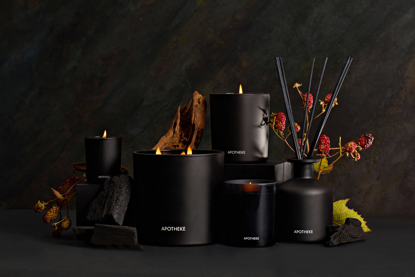 Charcoal Classic Candle