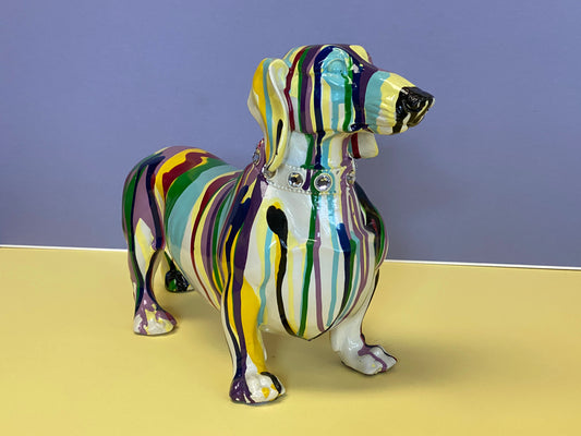 Dachshund with Grafitti