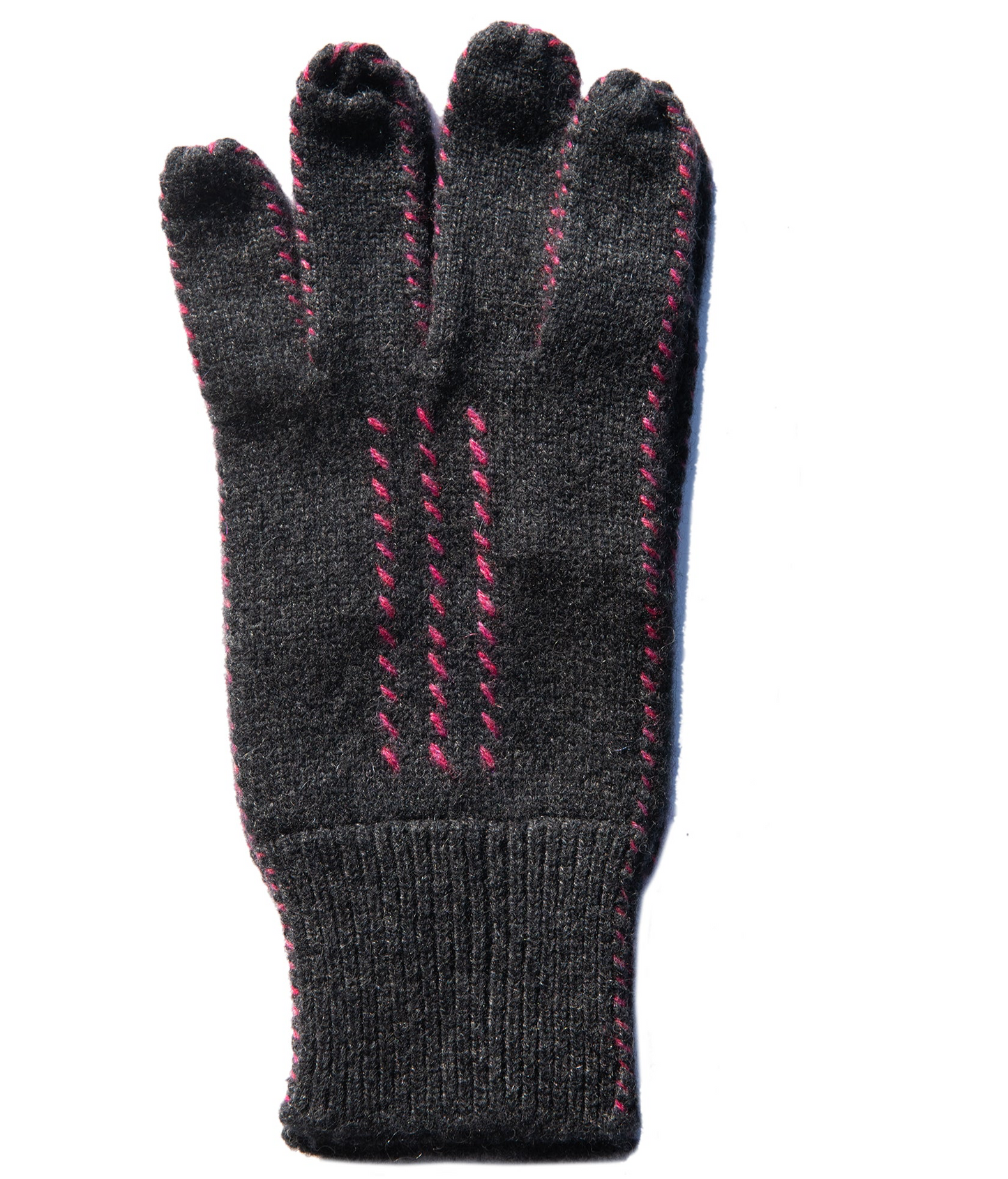 Cashmere Stitched Gloves